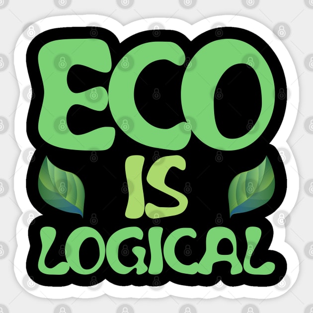 Eco is logical Sticker by All About Nerds